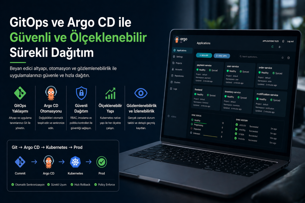 GitOps ve Argo CD ile Güvenli ve Ölçeklenebilir Sürekli Dağıtım